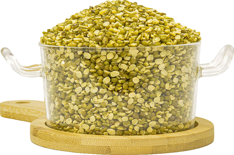 Mung Beans, Split with Skin (Moong Chilka)